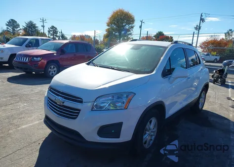2016 Chevrolet Trax Lt из США, поврежденный, VIN KL7CJLSB1GB569011
